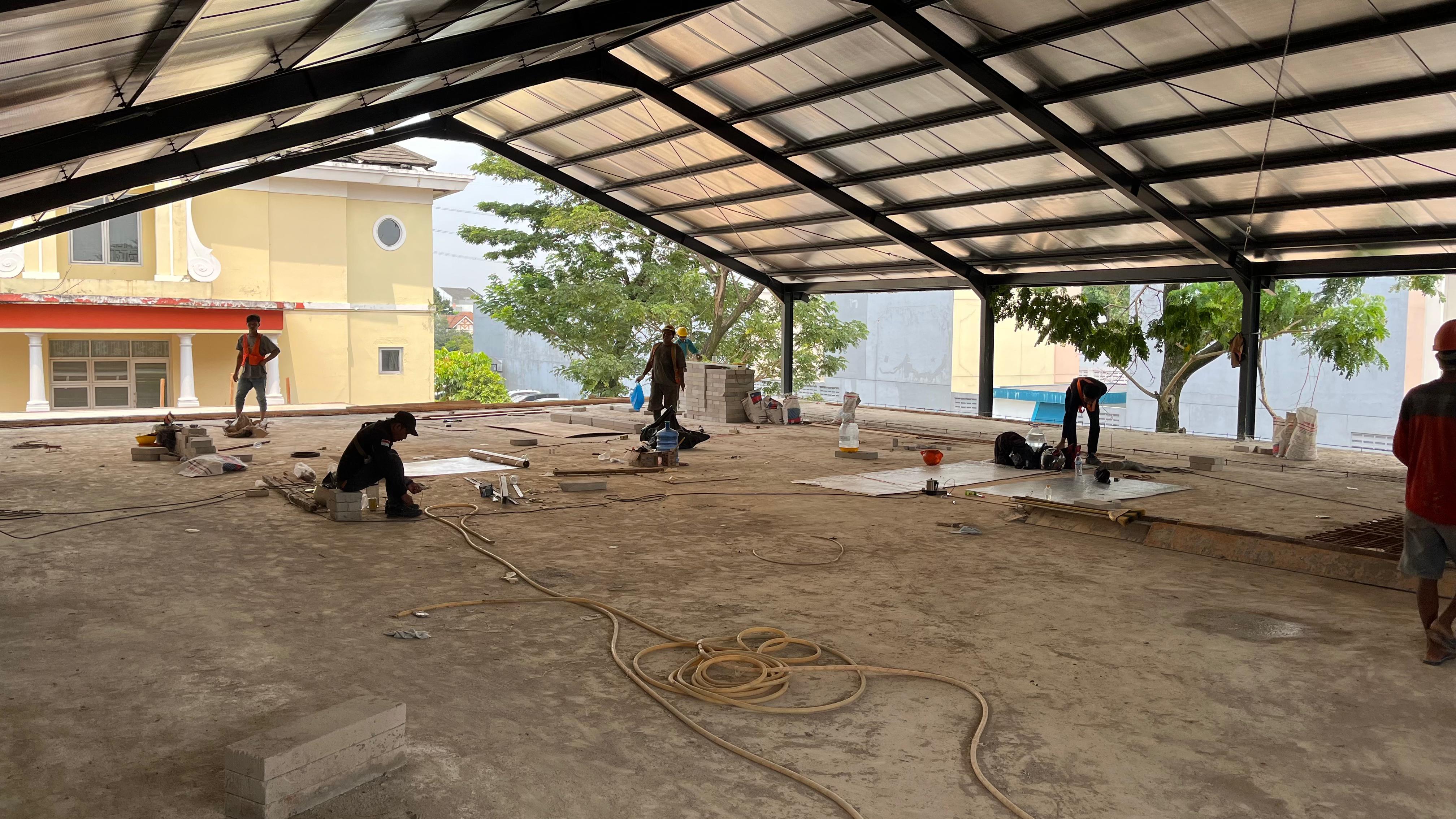 Gym Building Process 4